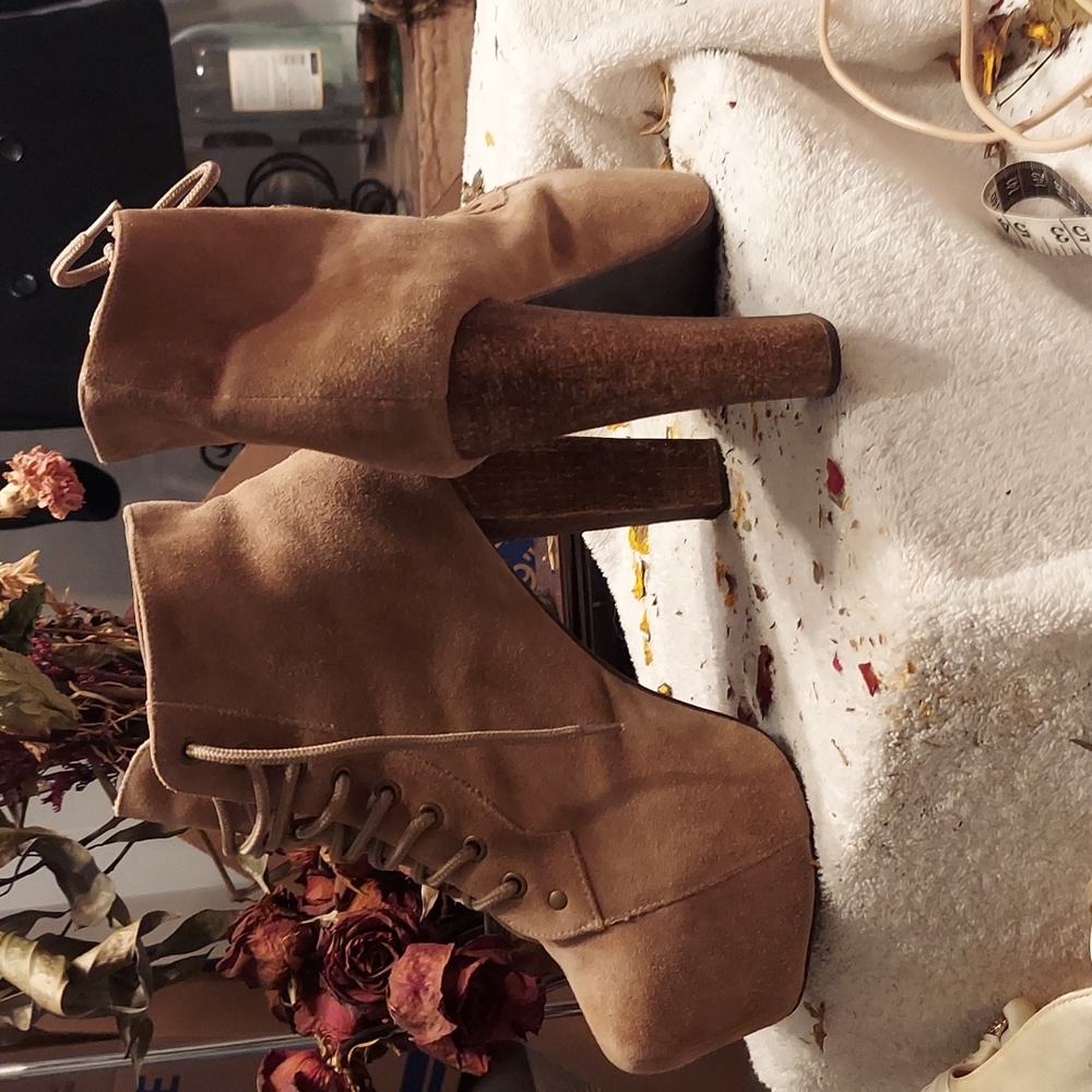 Jeffery Campbell Platform Booties. - image 4